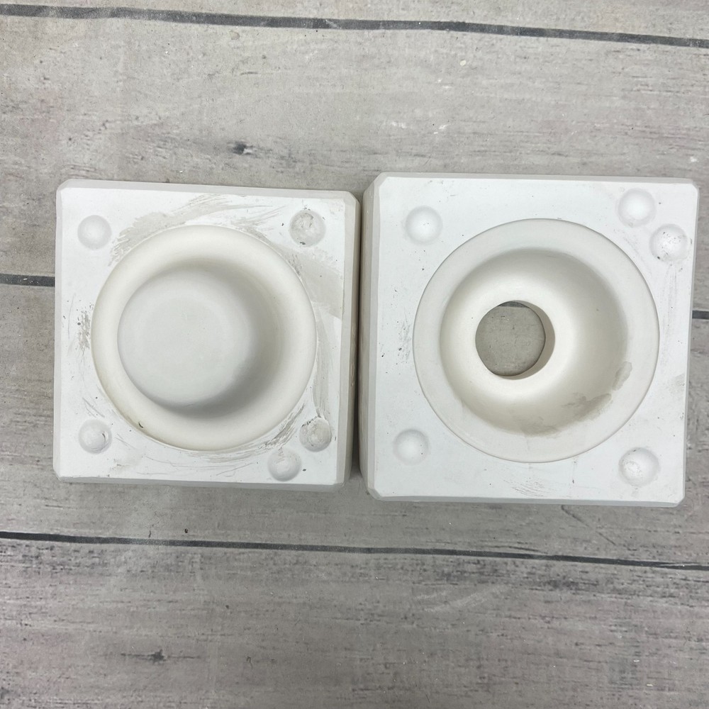 Vintage 1995 Boothe Mold Ceramic Casting Mold Plain Dip Insert #1068