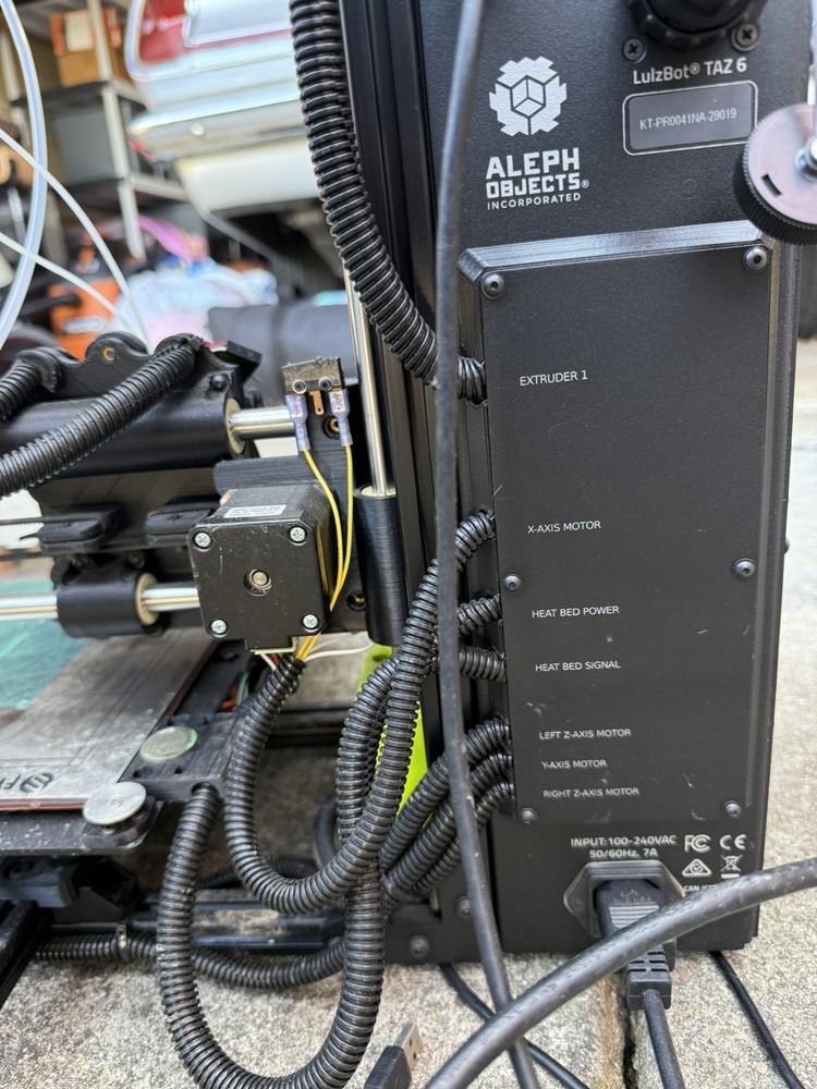 LulzBot TAZ 6 3D Printer - Powers On, Original Toolhead, Used