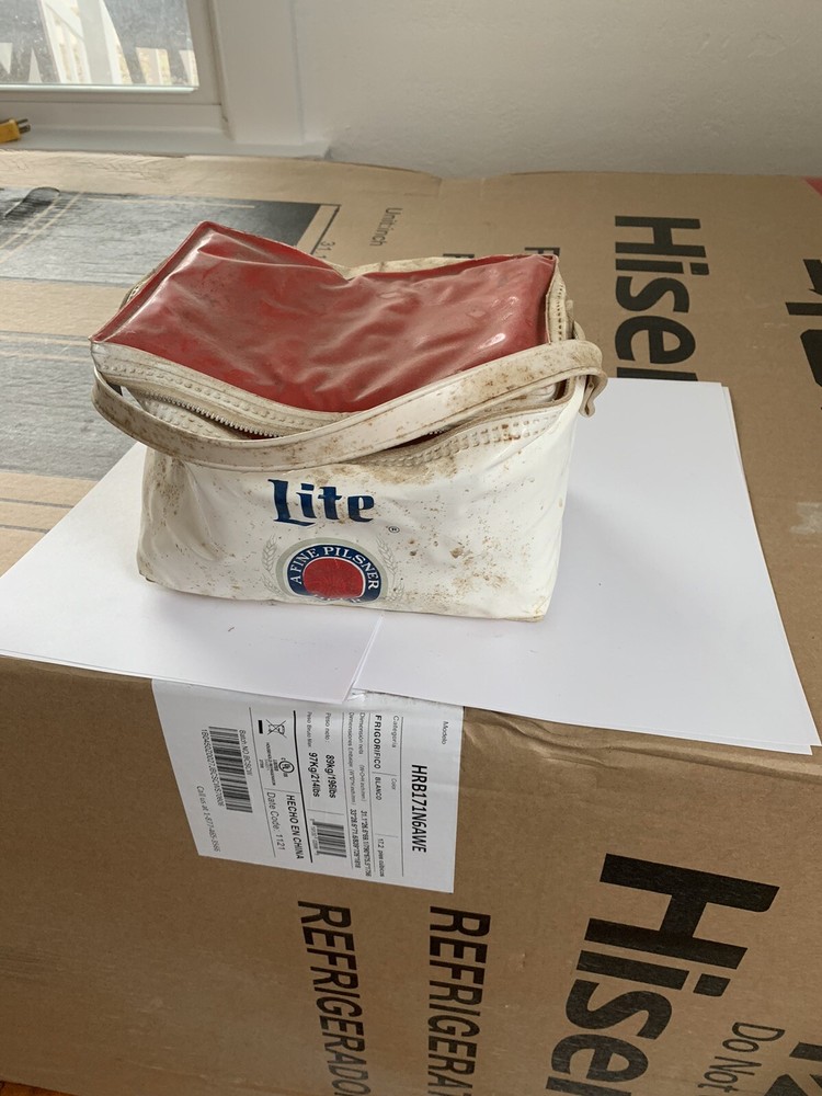 Miller Lite Cooler Lunch Box Small Dirty B189