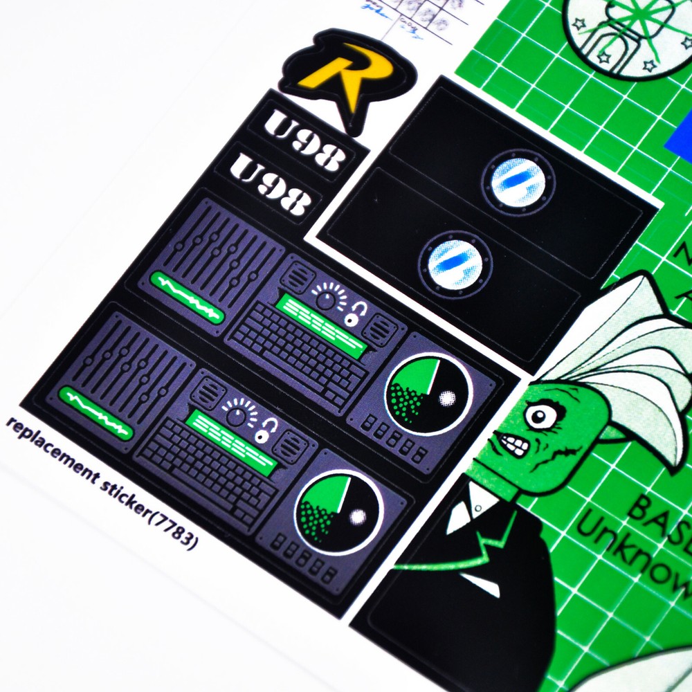 Replacement sticker Compatible with Set 7783, sticker only.