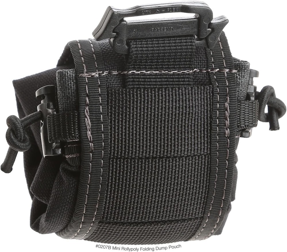 MAXPEDITION Mini Rollypoly Folding Dump Pouch One Size, Black