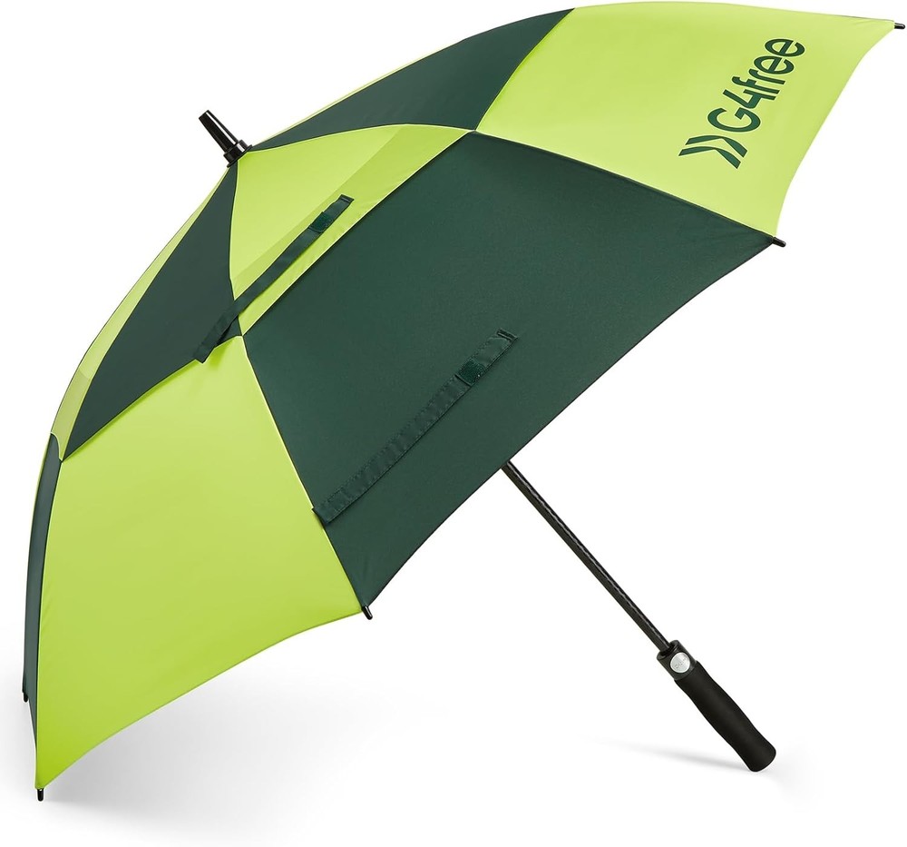 Durable Automatic Open Golf Umbrella Oversize Extra Large Double Canopy