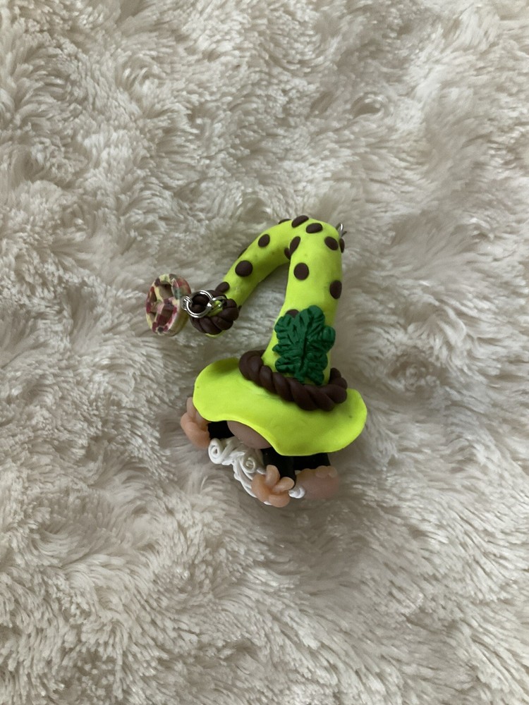 Marijuana - Weed Gnome - Polymer Clay - Handmade Ornament