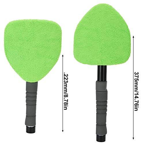 Microfiber Car Window Tool Windshield Cleaner Wand Tool with Telescopic and