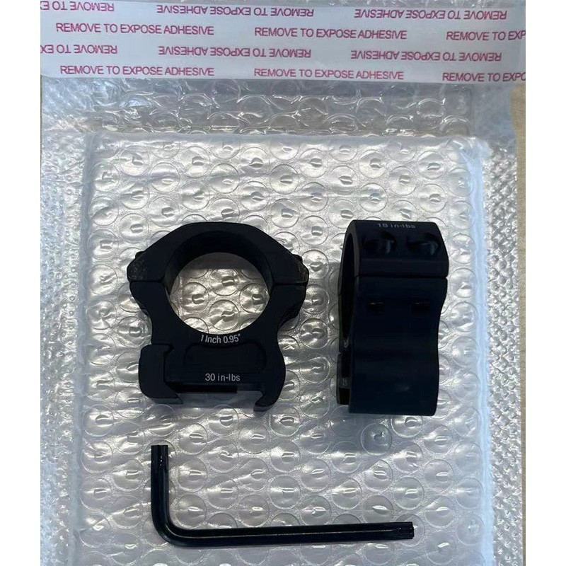 Vortex Optics Pro Series Scope Rings, 1" Medium Height, Black - PR1-M