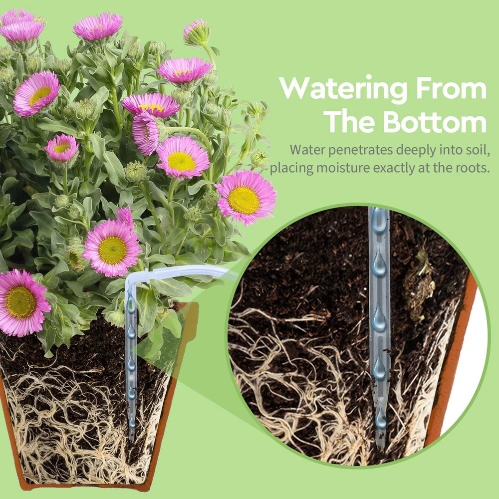 Automatic Drip Irrigation Kit for Indoor Plants with Programmable Water Timer