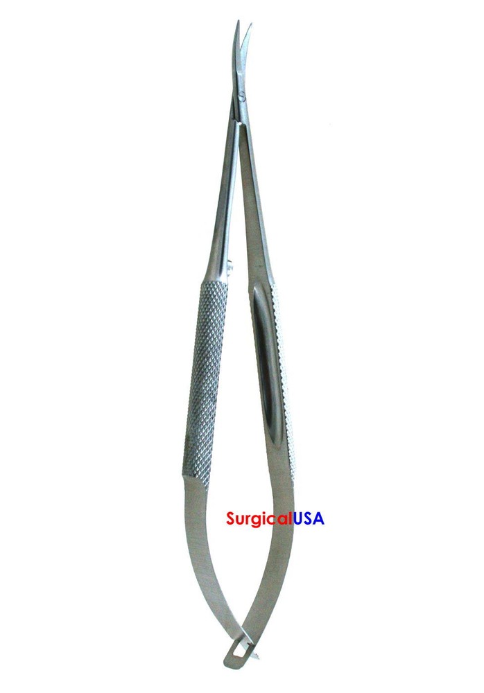 Micro Dissecting Scissors 5.75" Curved Blunt Points Delicate Pattern