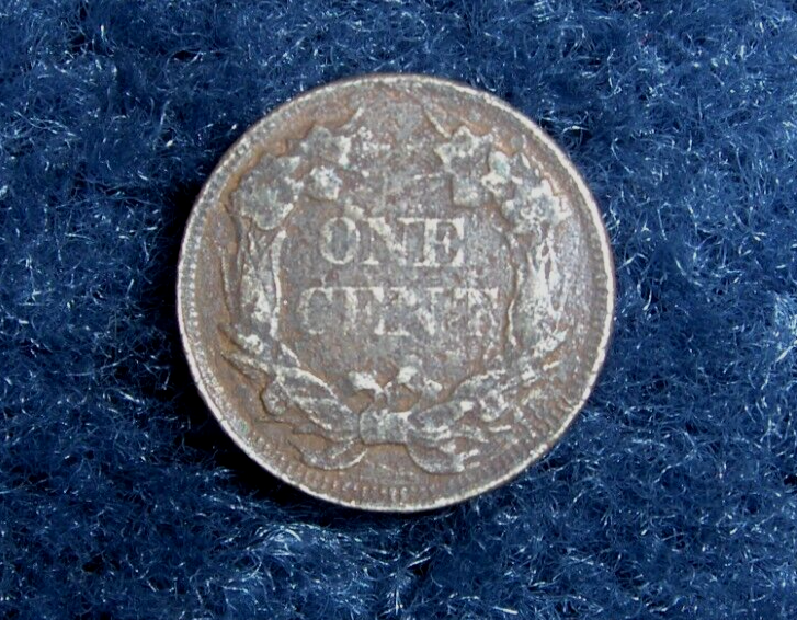 RARE 1858 SMALL LETTERS FLYING EAGLE SMALL CENT COIN-NICE!