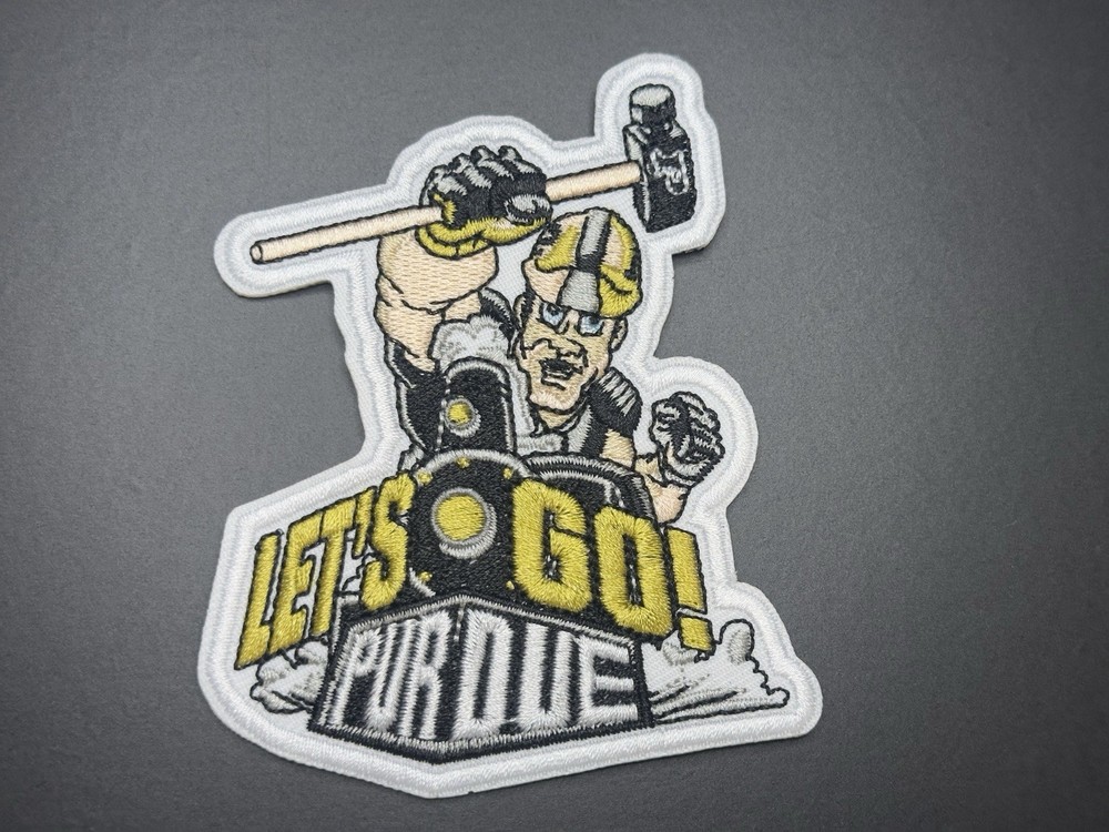 Purdue Boilmakers Embroidered Iron On Patch