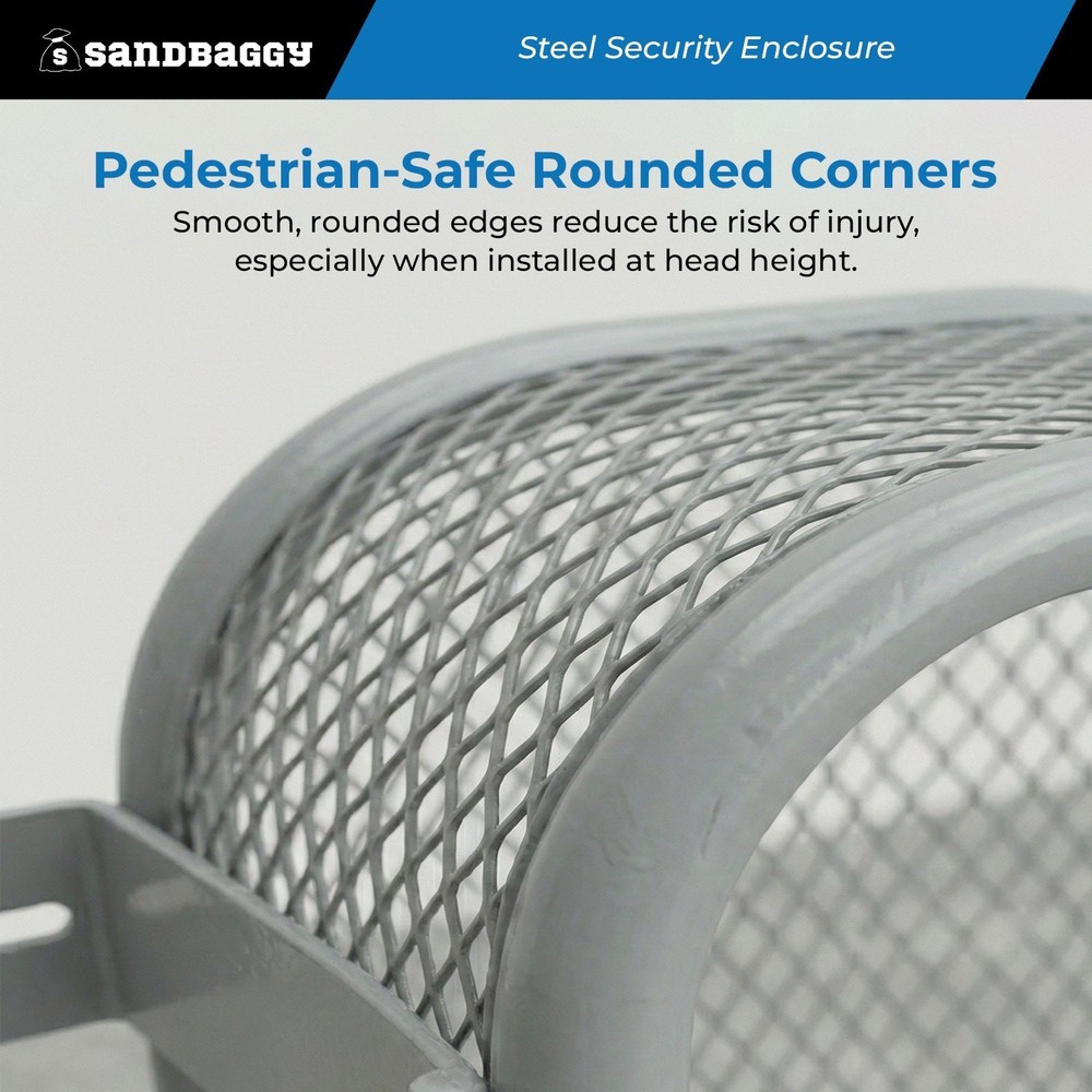 Wall-Mounted Irrigation Controller Lock Box Cage–Security Enclosure - Sandbaggy