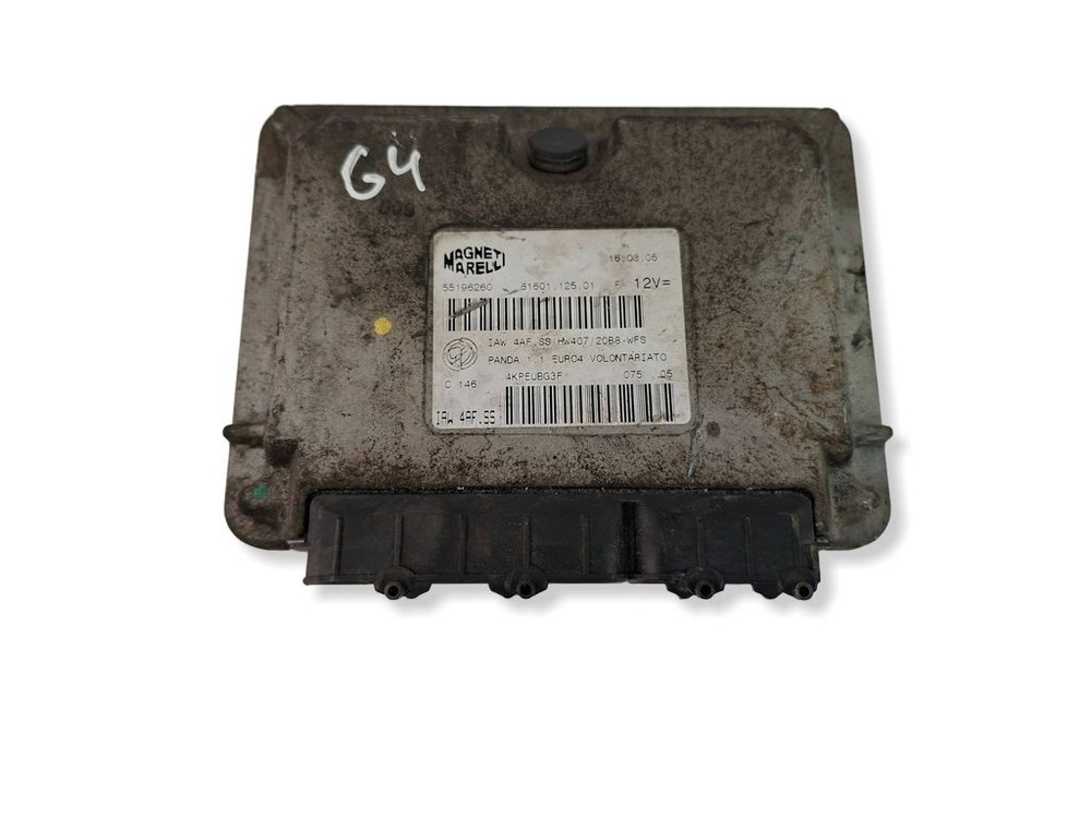 Fiat Panda II 2008 Engine Control Unit ECU 55196260 BVV3578