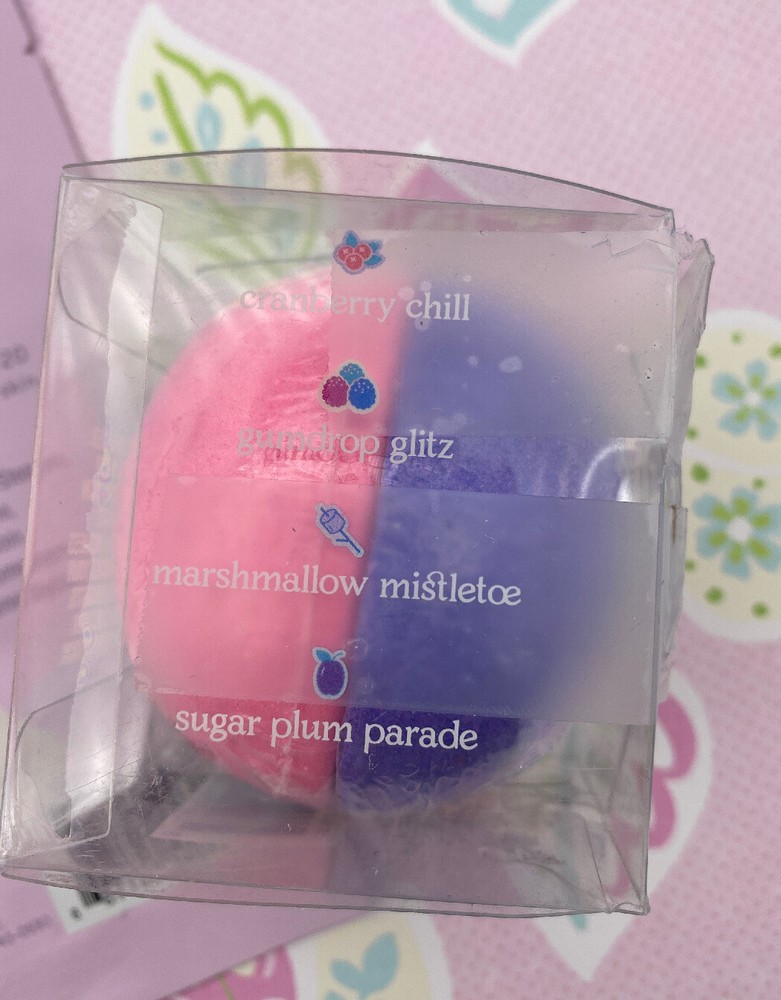 4pc More Than Magic Bath Bomb - Cranberry/Gumdrop/Marshmallow/Sugar Plum & Mask