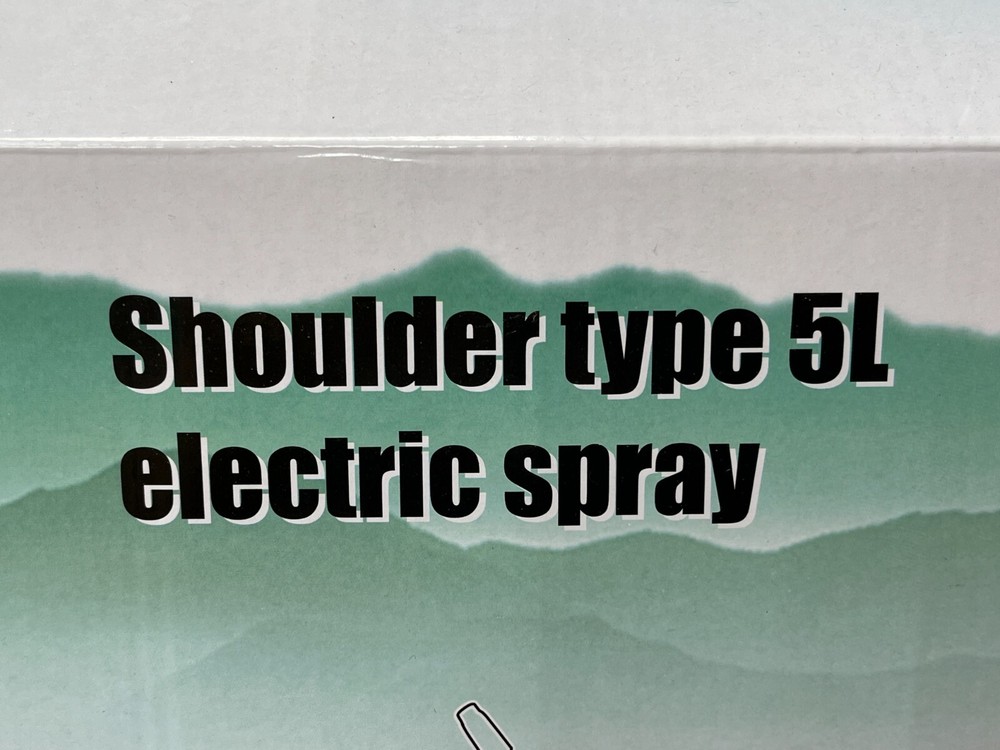 SHOULDER TYPE 5L ELECTRIC SPRAYER ACCESORIES & MANUAL ONLY ~ READ