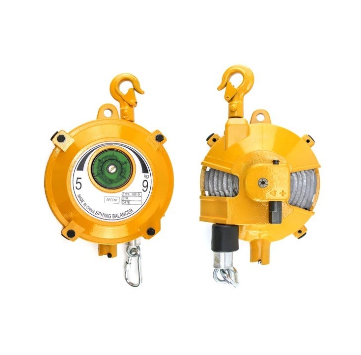 2 Pack QWORK Tool Balancer 11-19 lbs Retractable w/ 5 Ft Long Wire Rope & Hook