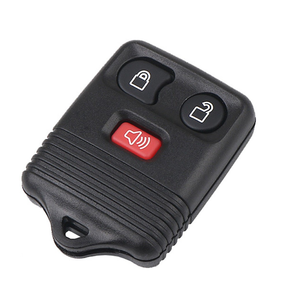 Black 3 Button Keyless Entry Replacement Key Remote Fob Shell Case Fit for Ford