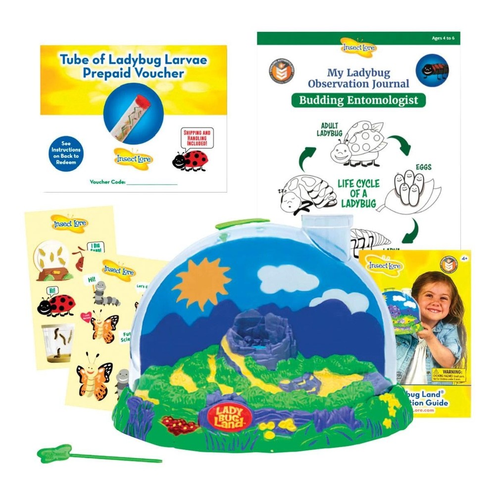 Insect Lore Products Ladybug Land with Prepaid Voucher