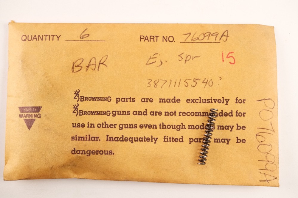 Browning BAR Ejector Spring  76099A