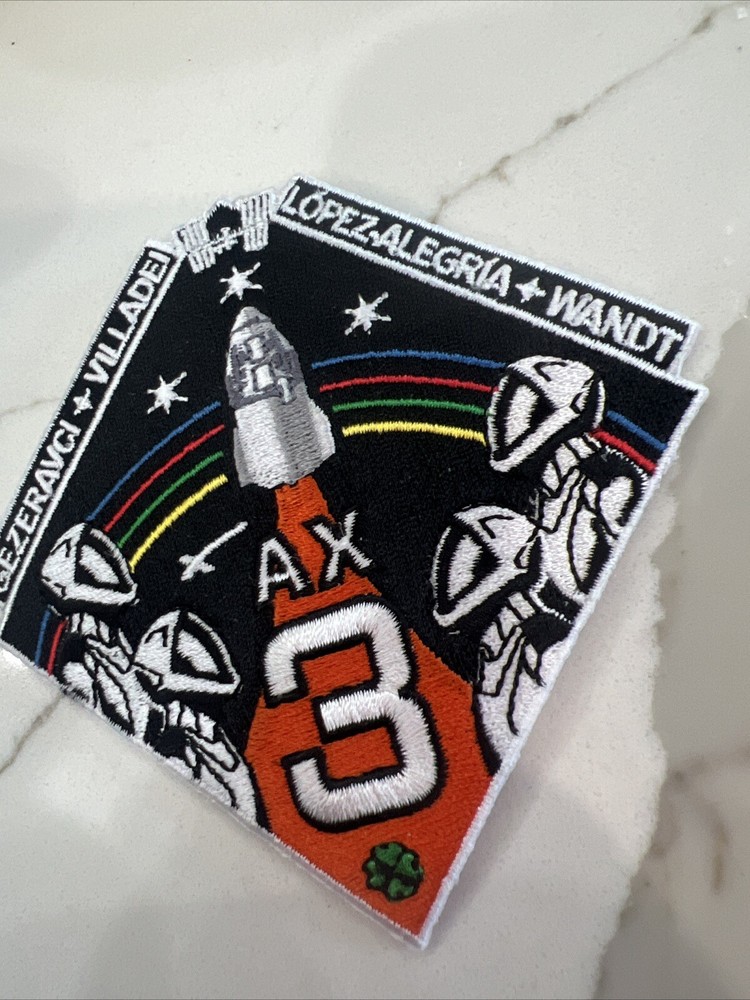 SpaceX Employee Patch - AX 3 Dragon Flight