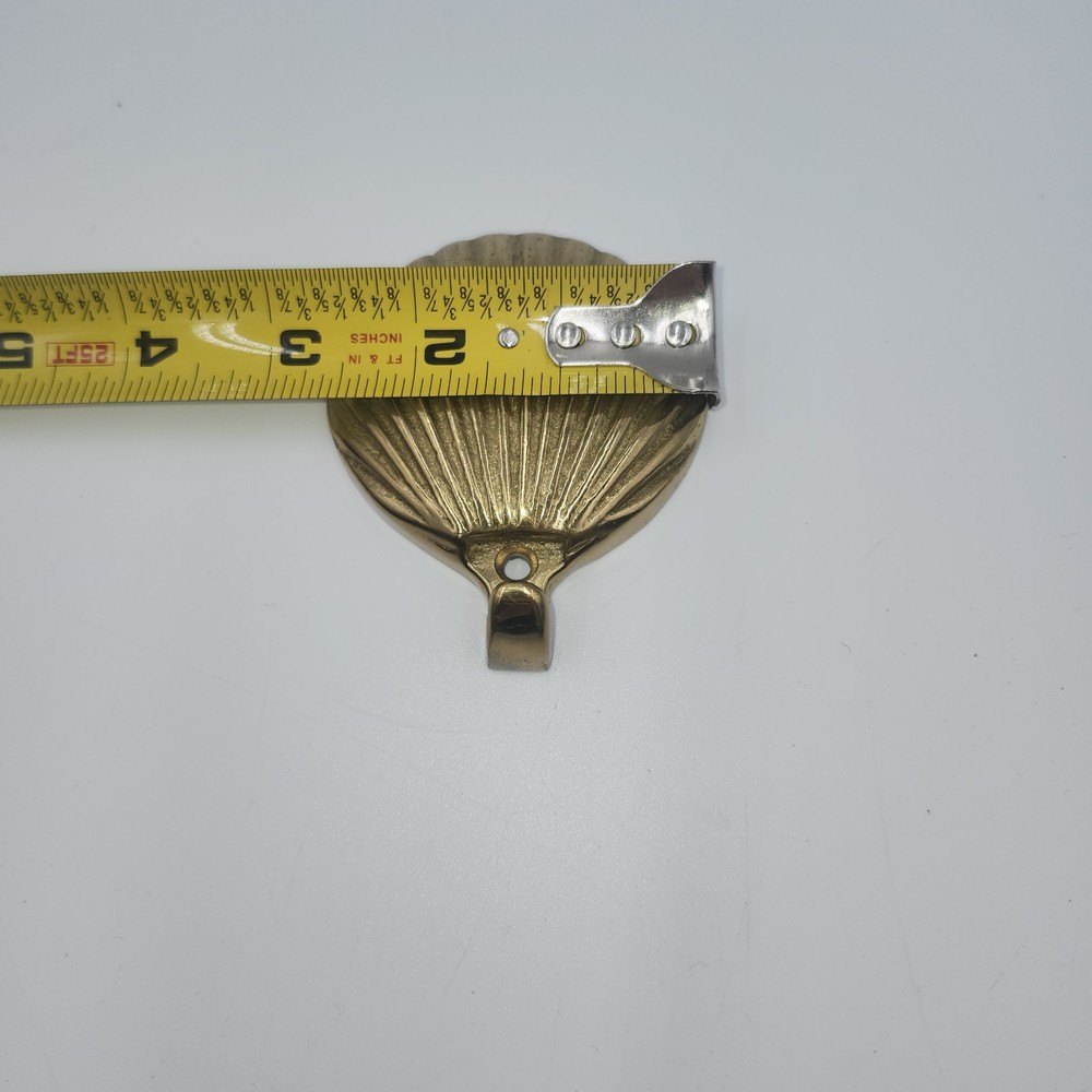 Solid brass Vintage Shell wall Hook seashell