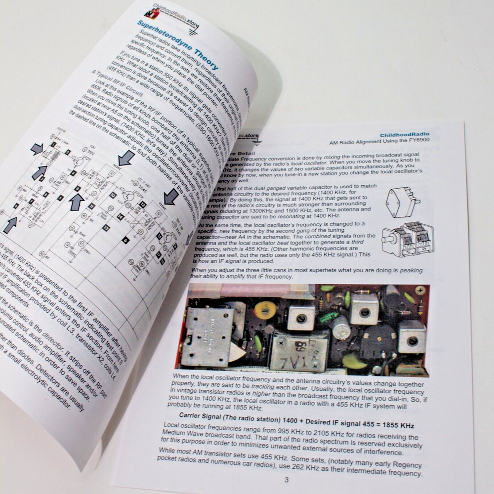 FY6900 Accessory Bundle for Radio Alignment (RF Coupler, Instructions, Tools)