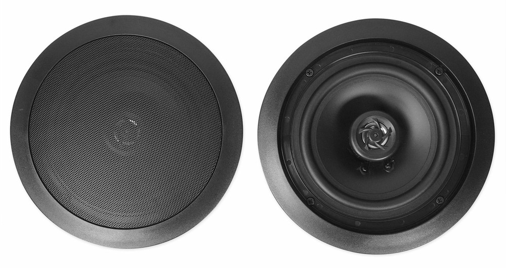 MM2000BT Bluetooth Karaoke Mixer System+(4) 8" Black Ceiling Speakers
