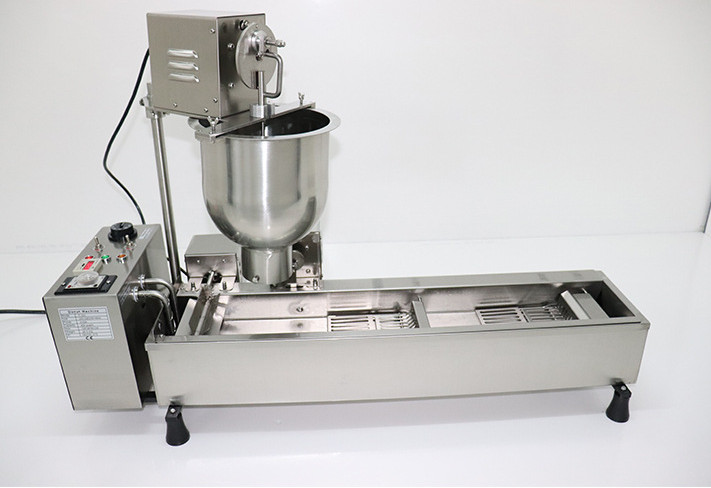 Automatic Stainless Steel Mini Donut Maker Donut Making Machine & 3 Moulds CE