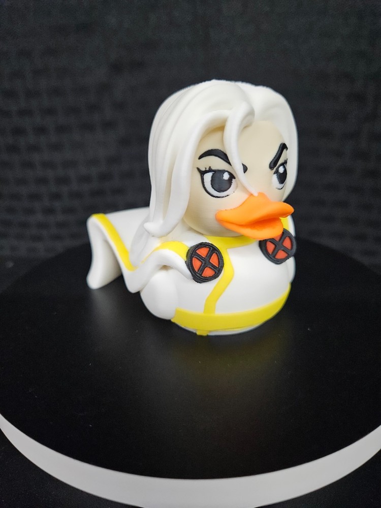 Storm Duck, Xmen, 3D Printed, Ducks, Ducking, DuckDuckJeep