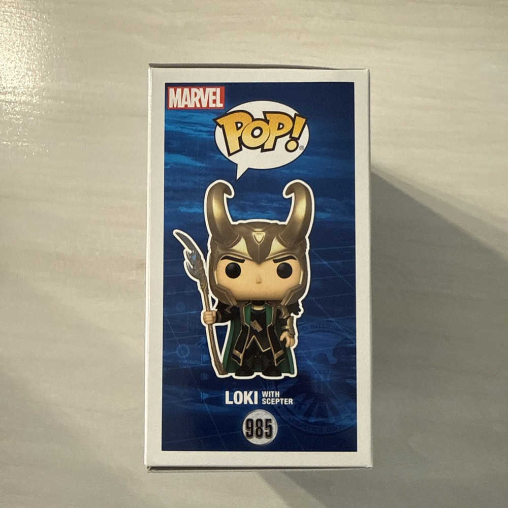Funko Pop! Marvel #985 Loki w/ Scepter Glows Avengers Exclusive