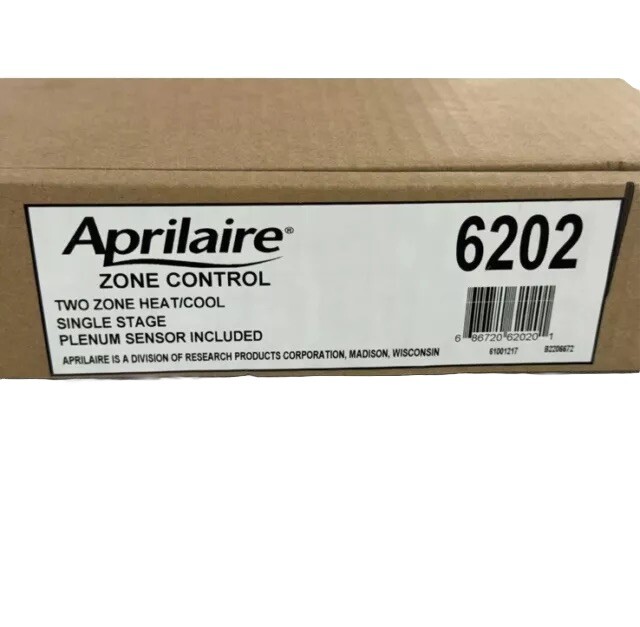 Aprilaire 6202 2-Zone Comfort Control Panel NEW