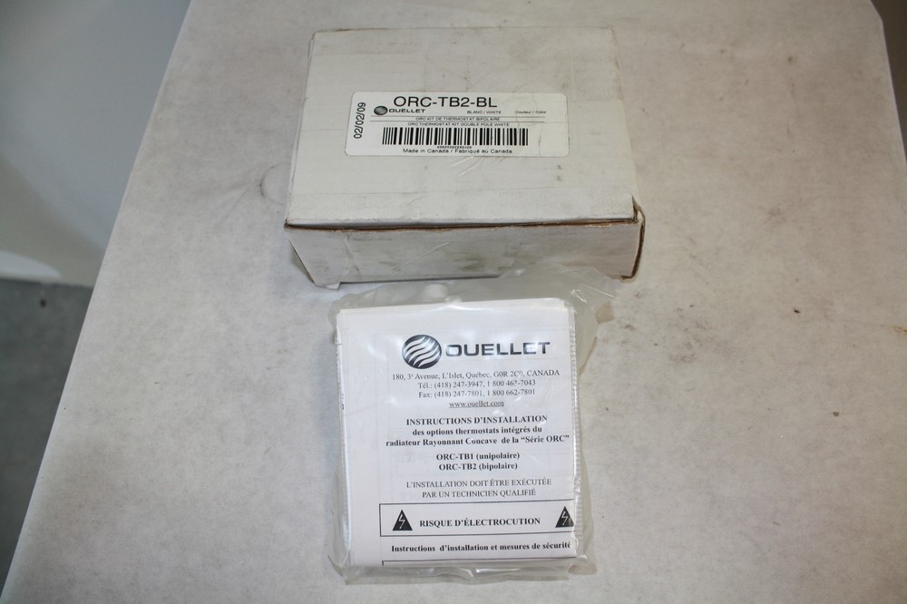 OUELLET ORC-TB2-BL DOUBLE POLE THERMOSTAT
