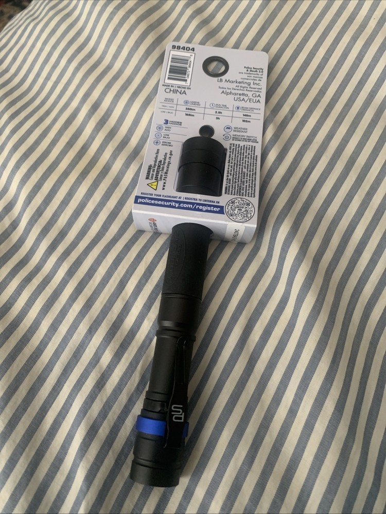 Police Security Flashlights sleuth 2.0 350 Lm 2AA