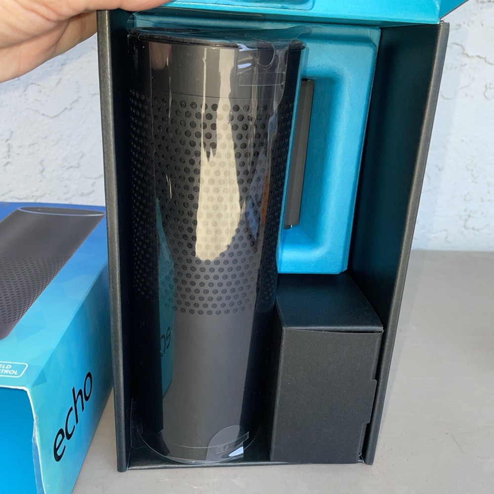 Amazon Echo Plus (1st Generation) Smart Speaker - Black w/box B053