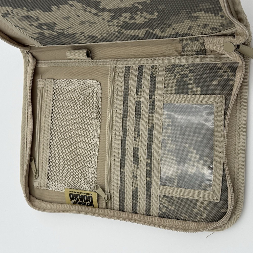National Guard Digital Camo Folder Planner Organizer Card Holder Notebook Case