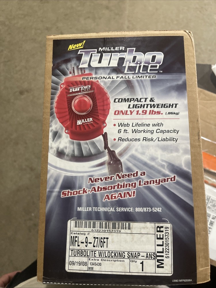 Miller turbo lite MLF-9-Z7/6ft