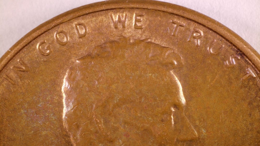 1971 S Lincoln Cent S over S TONED