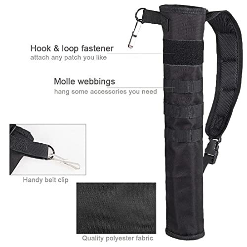 Archery Lightweight Back Arrow Quiver Dual Use Foldable Compact Hip Arrows Bag