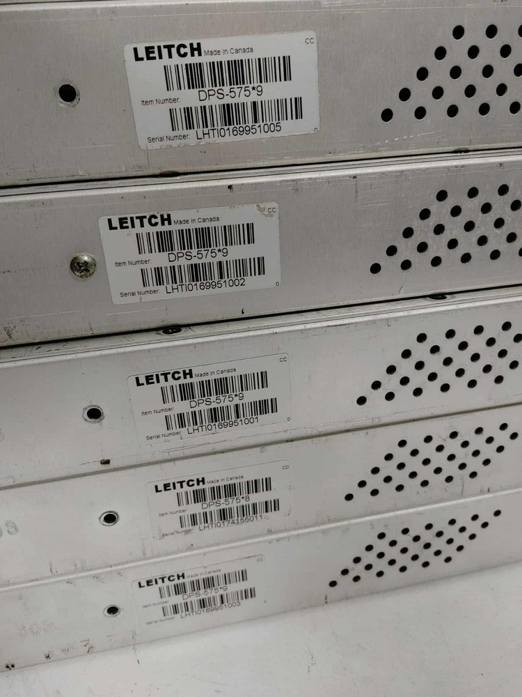 LEITCH DPS-575 9 DIGITAL MULTI CHANNEL PROCESSING SDI SYNCHRONIZER w PAL Option
