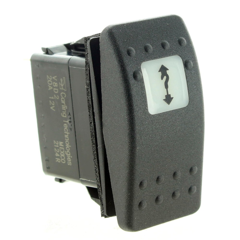 CanAm New OEM Front Section Winch Switch, 710002052 Black