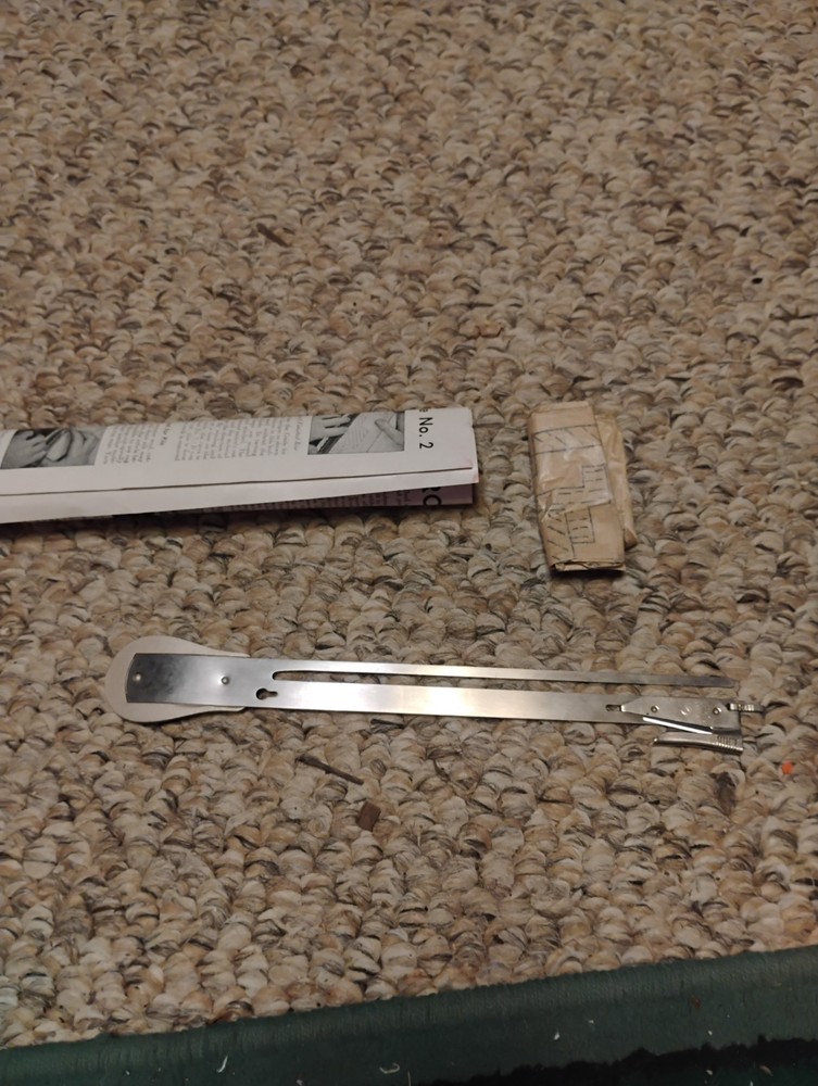 Vintage Singercraft Guide 120987 Singer Tool with pattern and guide