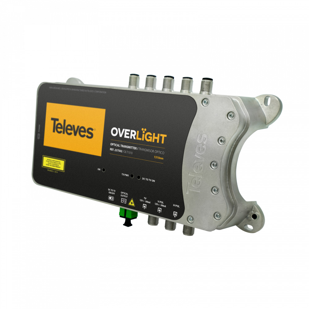 Salt Overlight Optical Transmitter. 1310nm/10dBm DAB/UHF/SAT optics