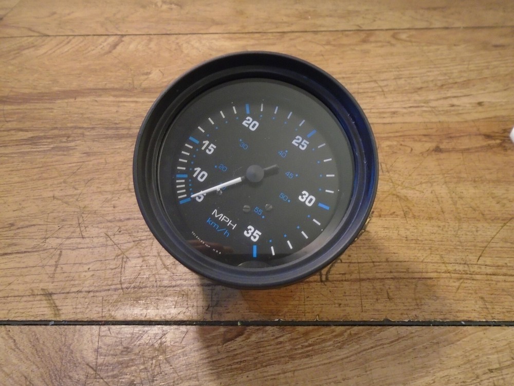 Teleflex marine electronic speedometer 56964P 35 mph speedometer