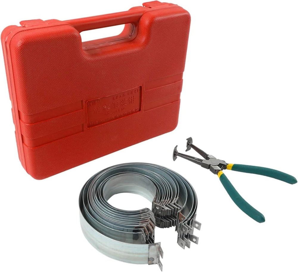 LUTIFIX Piston Ring Compressor Tool, 14 Pcs Rings & 1 Adjustable 14PCS