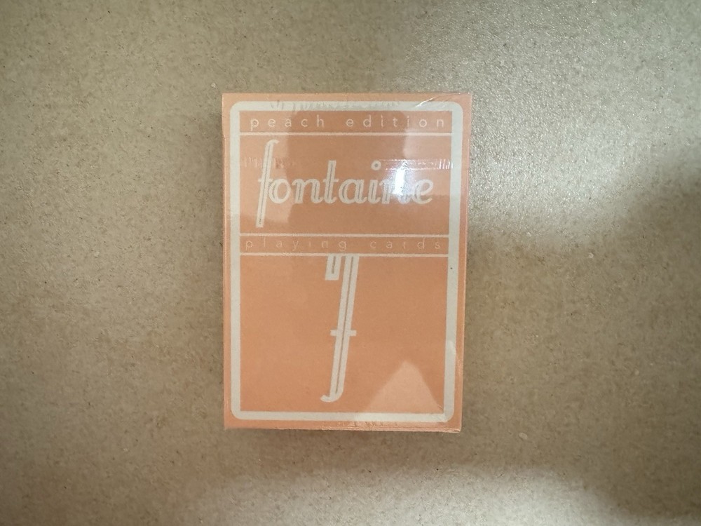 Peach Fontaine Playing Cards