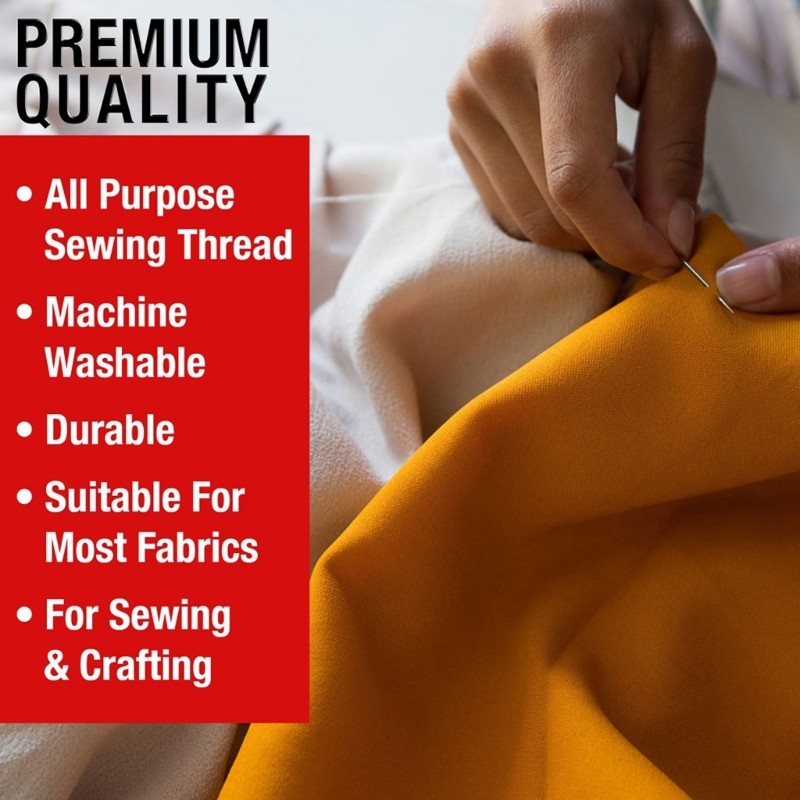 30pcs Sewing Thread Roll Set Polyester Machine Hand Stitching Embroidery Thread