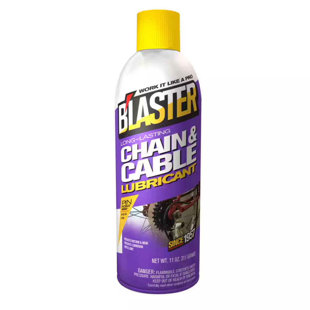 B'laster Long-Lasting Chain & Cable Lubricant 11oz Aerosol
