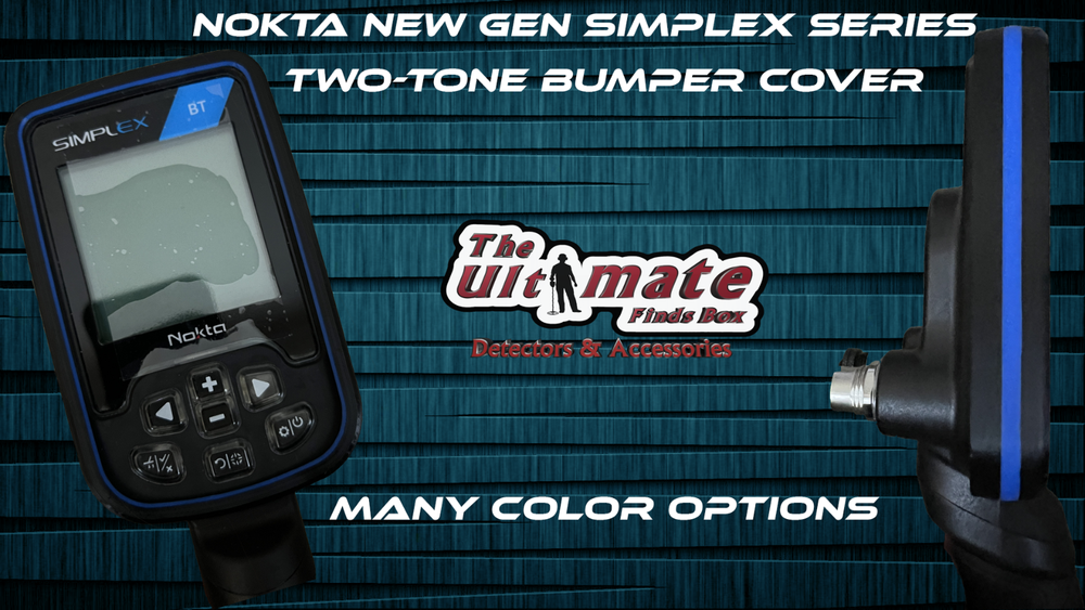 Nokta Simplex BT Two-Tone Control Box Bumper Cover 100% filled