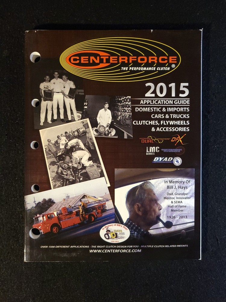 Centerforce Application Guide 2015 The Performance Clutch