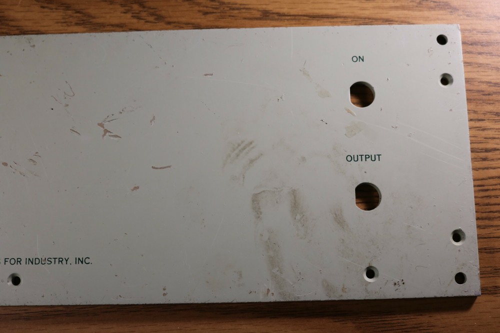 ifi Instruments for Industry Faceplate Power Amplifier Model 2500 Front Panel