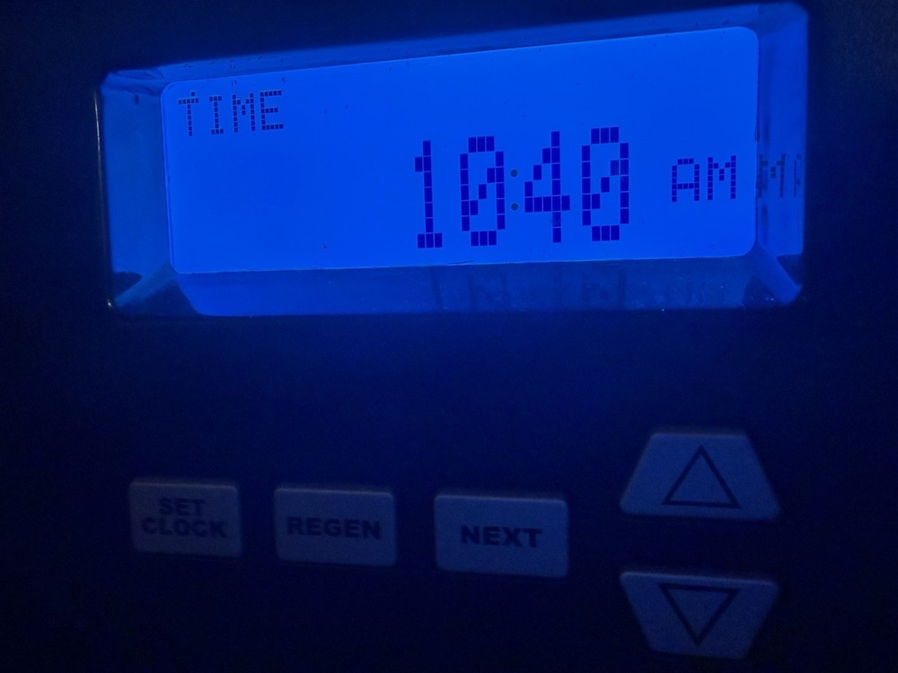 Clack WS1 control valve Water Softener & Bypass