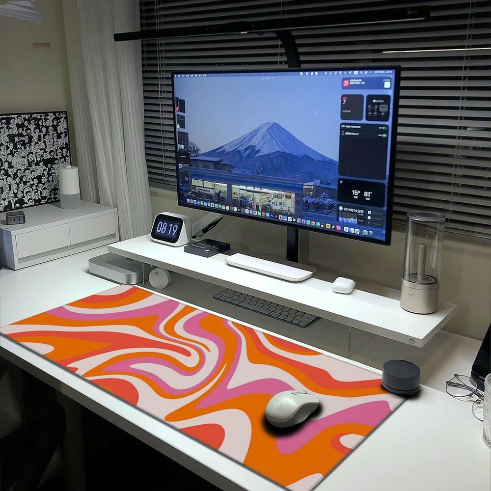 Boho Mouse Pad Extended Large Gaming Mousepad Abstract XL Big Long Oversized ...